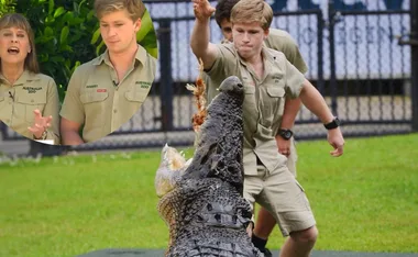 EXCLUSIVE: Terri Irwin’s fears for Robert after terrifying close encounter with a crocodile