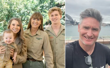 Family at Australia Zoo and a man by Sydney Harbour.