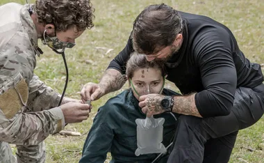 Ant Middleton’s unexpected reaction as Melissa Wu collapses in horror SAS Australia challenge
