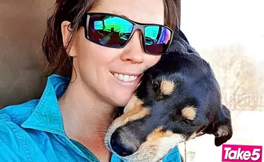 Real life: I was born for a life on the land but not without my dogs!