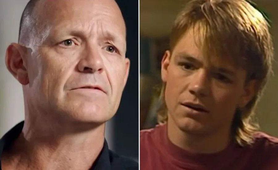 Adult man and younger man side-by-side, showcasing then-and-now transformation.