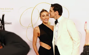 Date night! Andy Lee and Rebecca Harding bring the glamour to the 62nd TV WEEK Logie Awards