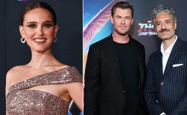 EXCLUSIVE: Thor: Love and Thunder stars Chris Hemsworth and Natalie Portman are “thankful” they worked with Taika Waititi