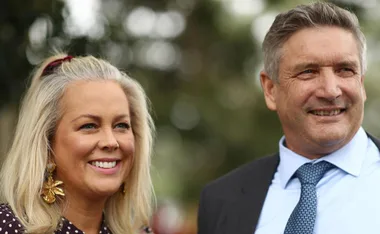 From a chance meeting to an intimate country wedding: Sam Armytage and Richard Lavender were destined for each other