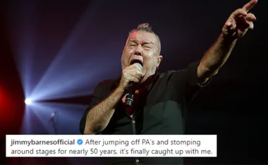 Jimmy Barnes makes shock announcement regarding his health