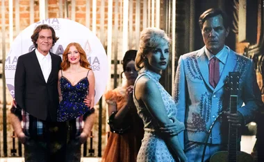 Jessica Chastain and Michael Shannon open up about close relationship when filming George & Tammy.