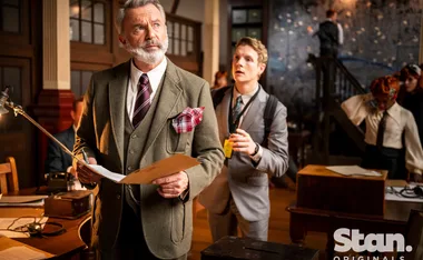 Sam Neill and Patrick Gibson discuss success, friendship and the great surprises in life