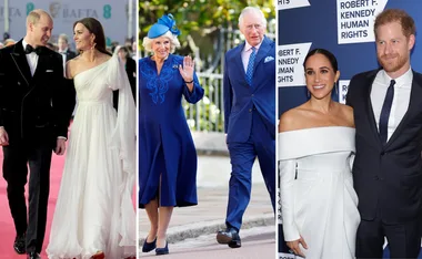 What are the official titles of the British royal family?