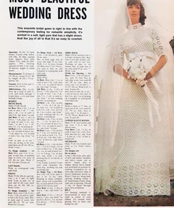 DIY Fashion: Crochet Wedding Dress Pattern