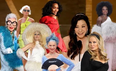 Fashionably dressed women of various ages pose confidently.