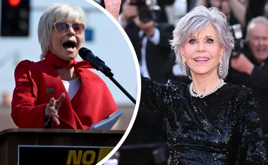 Jane Fonda takes to Cannes Film Festival to campaign for climate action