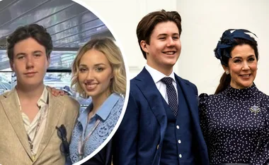 Prince Christian of Denmark steps out with rumoured girlfriend at Monaco Grand Prix