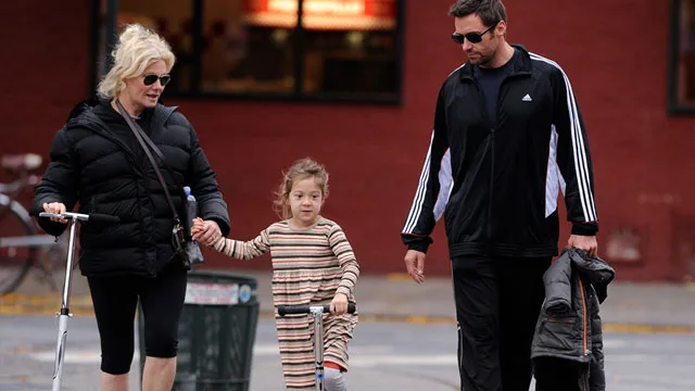 Hugh Jackman's with daughter Ava and wife Deborah-Lee