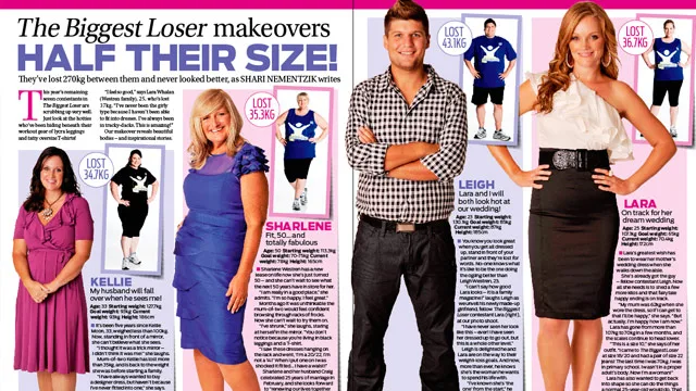 The Biggest Losers make-overs: Half their size!