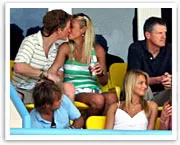 Royal kiss turns heads