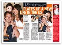 Family smiling together, with woman holding a child on her back and man in a warm embrace, featured in a lifestyle article.