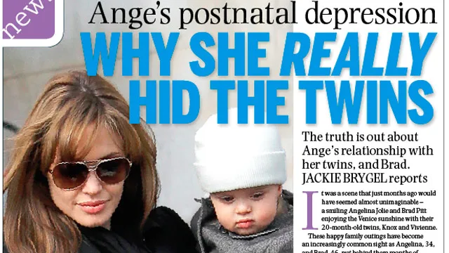 Ange’s post natal depression  Why she is really hiding the twins.