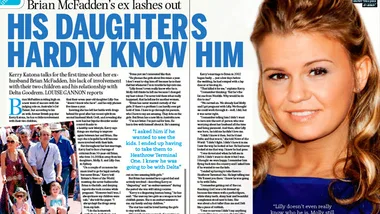 Kerry Katona lashes out: Brian hardly knows his daughters