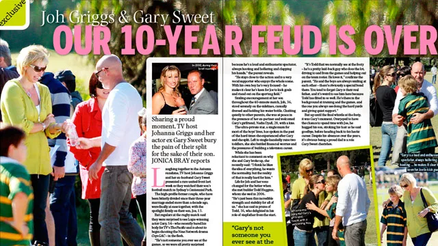Joh Griggs and Gary Sweet: Our 10 year feud is over!