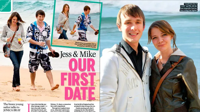 Jessica Watson's first date