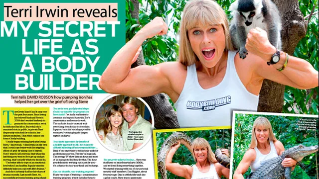 Terri Irwin: My secret life as a body builder