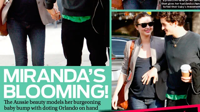 Miranda Kerr's baby bump has her blooming!