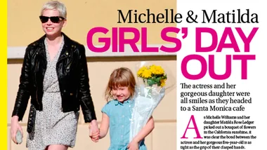 Michelle Williams and Matilda's girls day out!