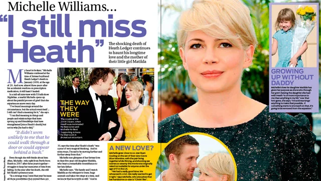 Michelle Williams: I still miss Heath