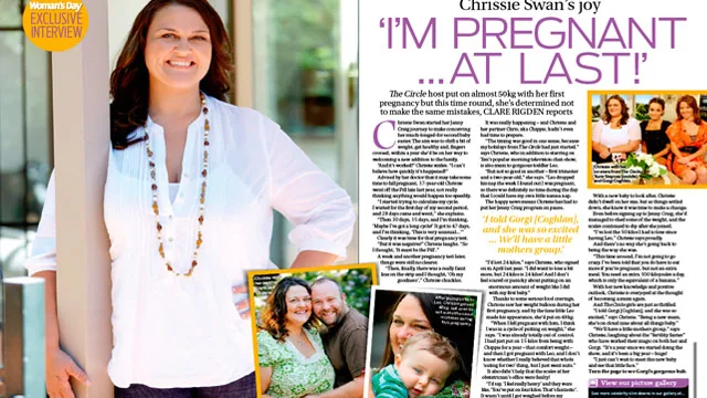 Chrissie Swan: I'm pregnant at last!