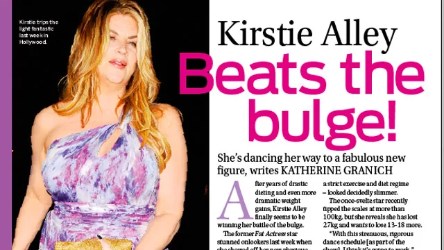 Kirstie Alley beats the bulge