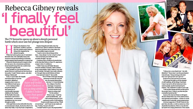 Rebecca Gibney reveals: 'I finally feel beautiful'