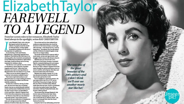 Elizabeth Taylor: Farewell to a legend