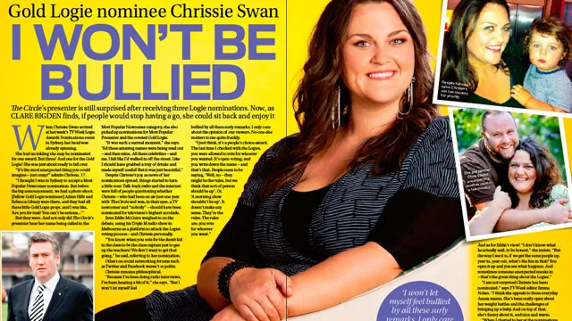 Chrissie Swan fights back: I won't be bullied