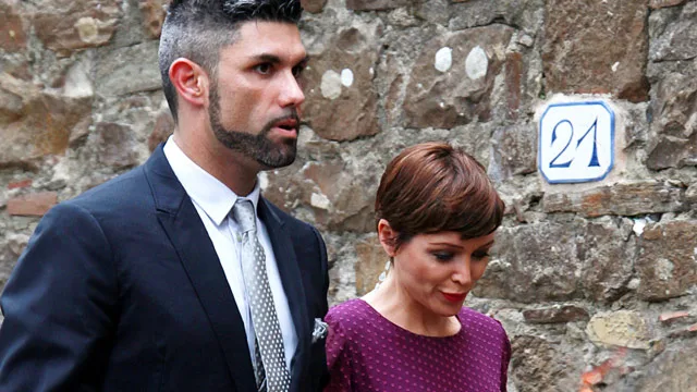 Dannii Minogue attends Brian McFadden’s wedding with mystery plus one