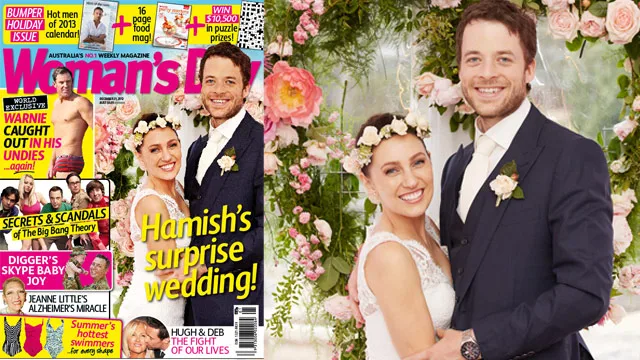 Hamish Blake's surprise wedding!