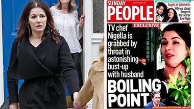 “I was merely wiping Nigella’s nose” Saatchi claims
