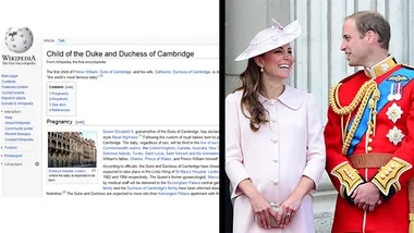 The royal baby already has a Wikipedia page