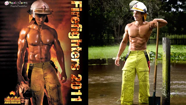 Firefighters calendar 2011 launch