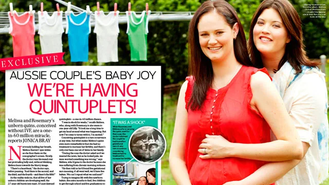 Aussie couple's baby joy: We’re having Quintuplets!