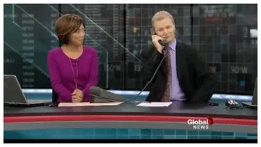 TV anchors stunned by colleague's live lottery win