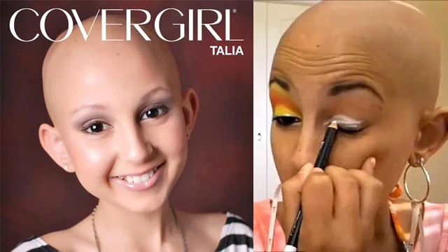 Young cancer sufferer becomes a CoverGirl