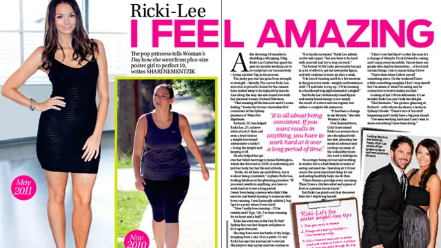 Ricki Lee: I've lost 25 kilos and I feel amazing!