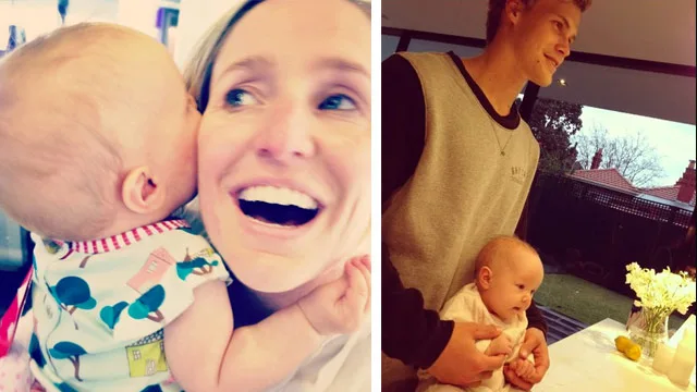 Grant Kenny’s kids meet baby Trixie!