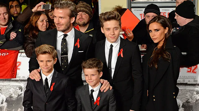 Beckham boys want tattoos already