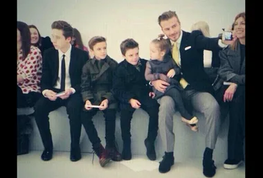 Beckham selfies at Posh’s show