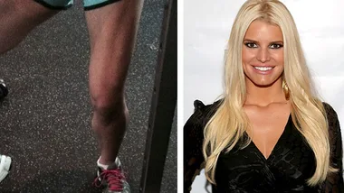 Jessica Simpson flaunts her killer legs during gym workout!