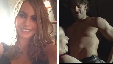 Joe Manganiello practices stripper moves on Sofia Vergara