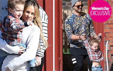 Guy Sebastian’s fun family day with Samantha Jade