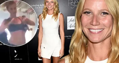 Gwyneth Paltrow dancing
