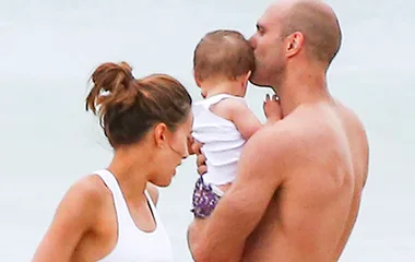 Rebecca Judd and Chris Judd